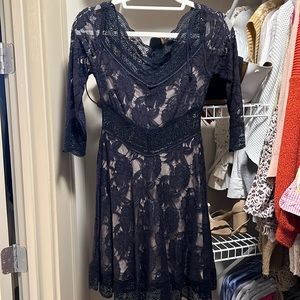 Free People black lace dress